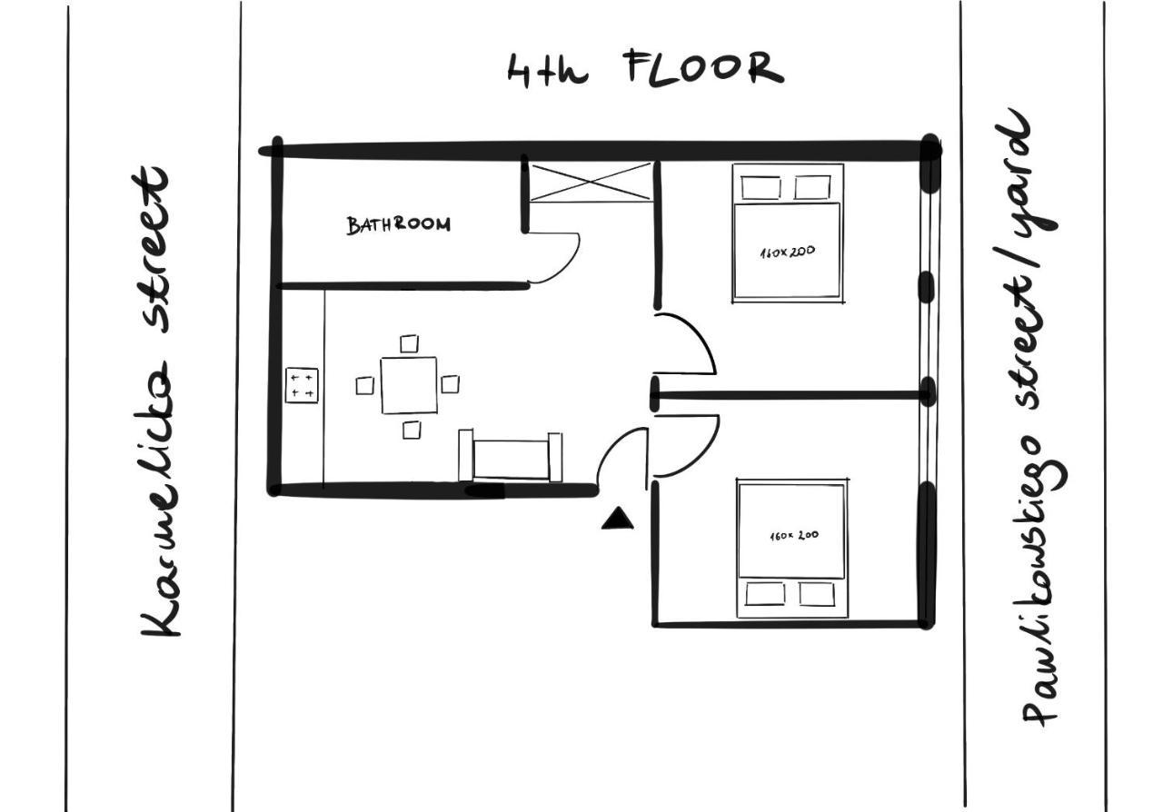 קרקוב Modern House In Old Town Numero 8 מראה חיצוני תמונה
